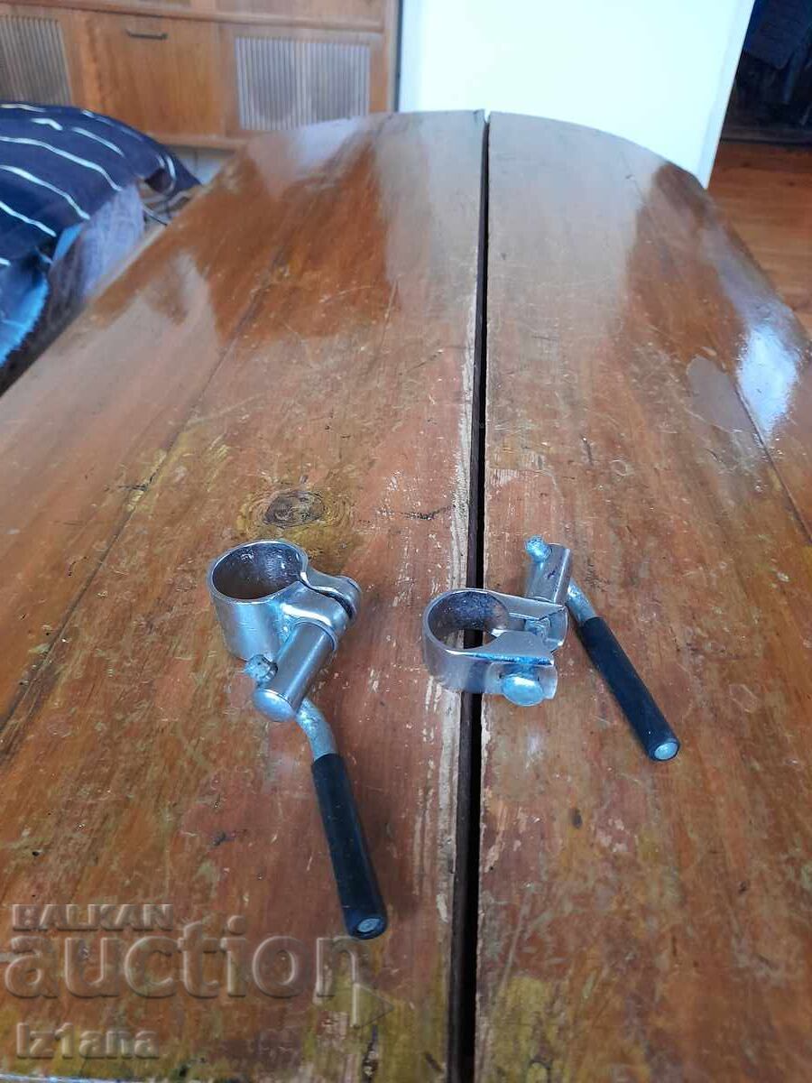 Παλιά σφιγκτήρες σύσφιξης για σέλα, τιμόνι ποδηλάτου