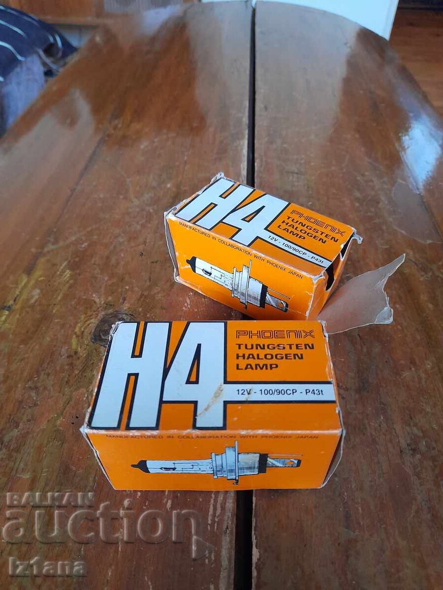 Old Phoenix H4 headlight bulbs