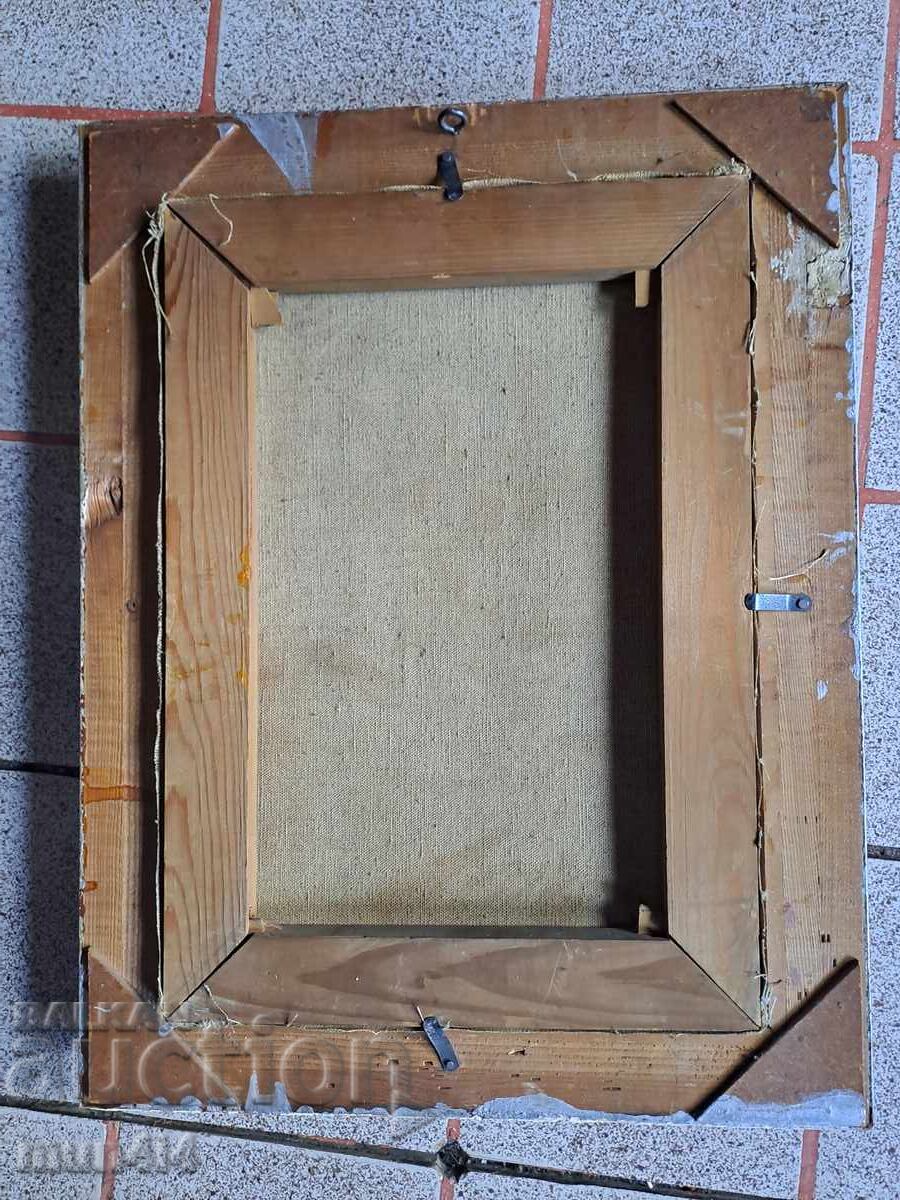 Υπογεγραμμένος πίνακας ζωγραφικής, χρονολογημένος, λάδι σε καμβά, με πλαίσιο - 7