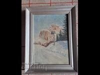 Tablou semnat, datat, ulei pe pânză, ramă