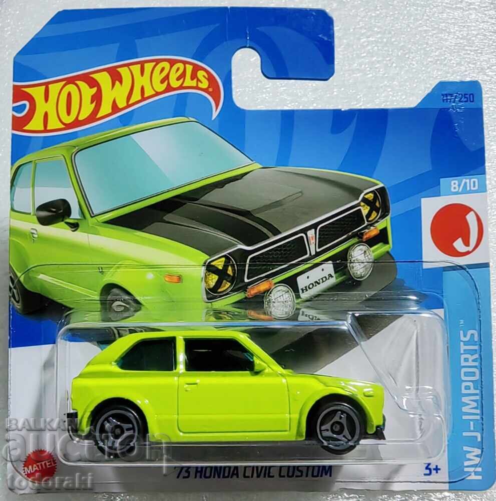 Hot Wheels '73 Honda Civic Custom Hot Wheels Honda Civic 1:64 Hot Wheels '73 Honda Civic Custom Hot Wheels Honda Civic 1:64