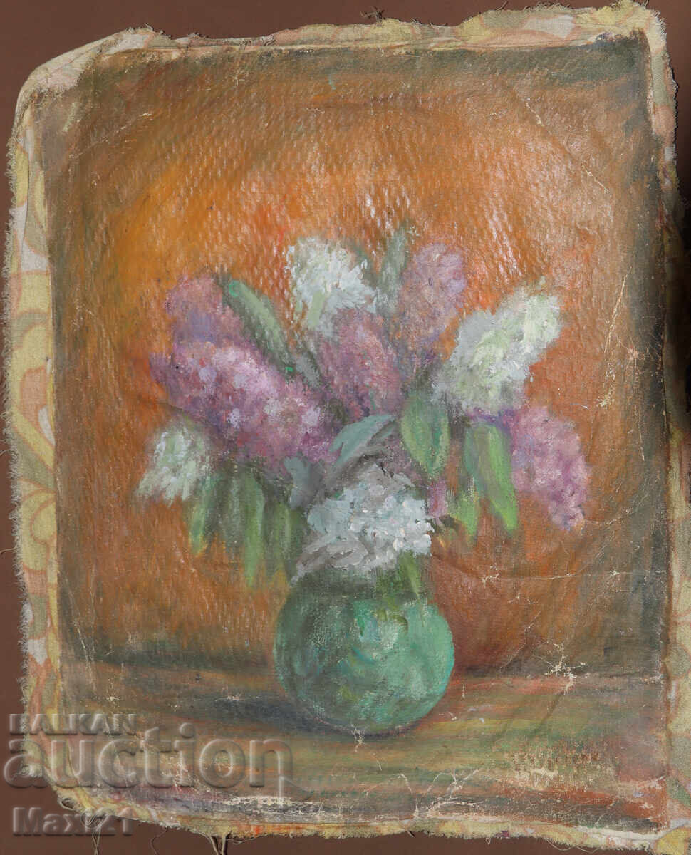 Old oil painting still life with price 250.00 BGN | € 127.82