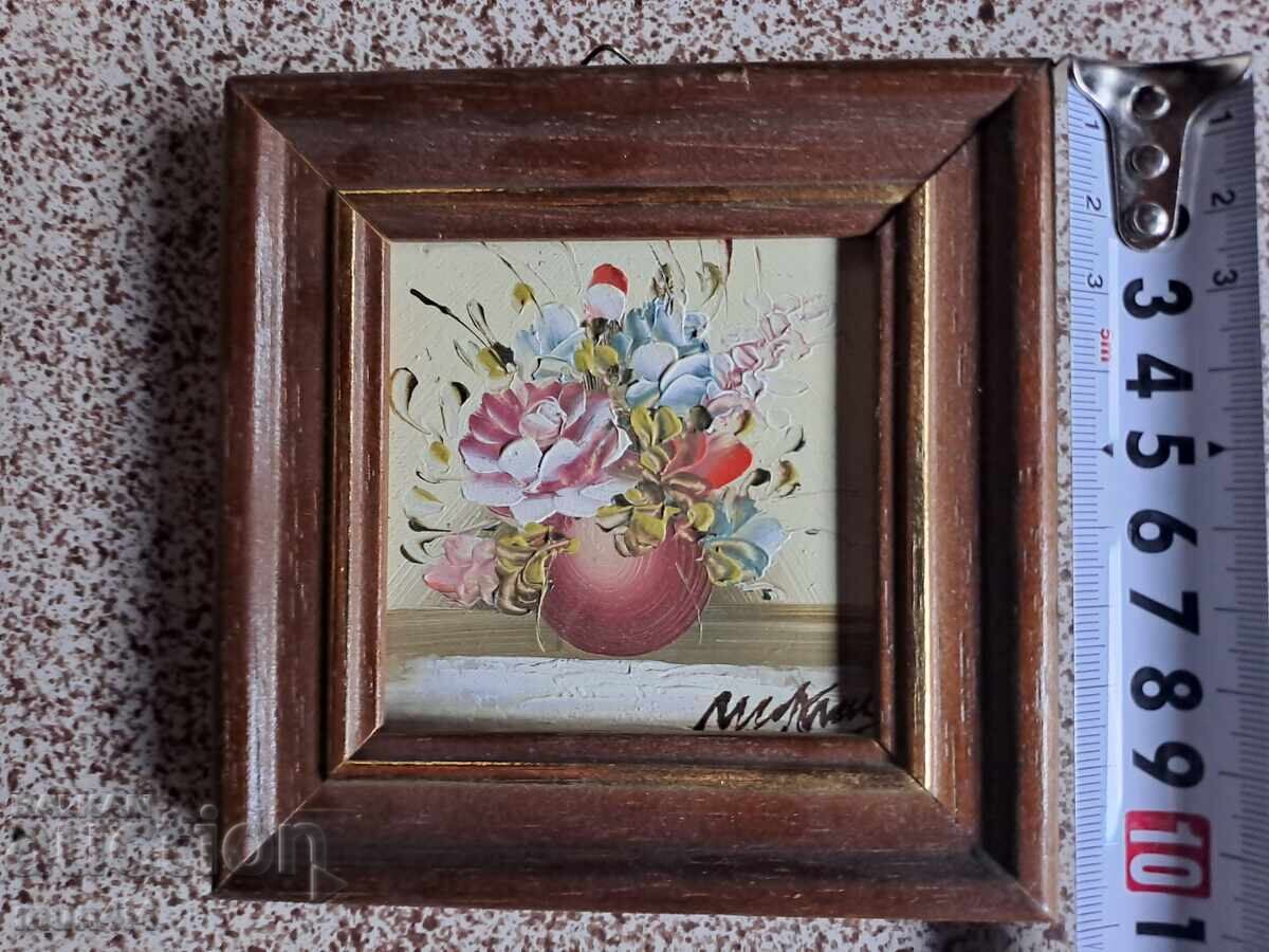 Delivery of Painting signed oil, wooden frame Delivery of Painting signed oil, wooden frame