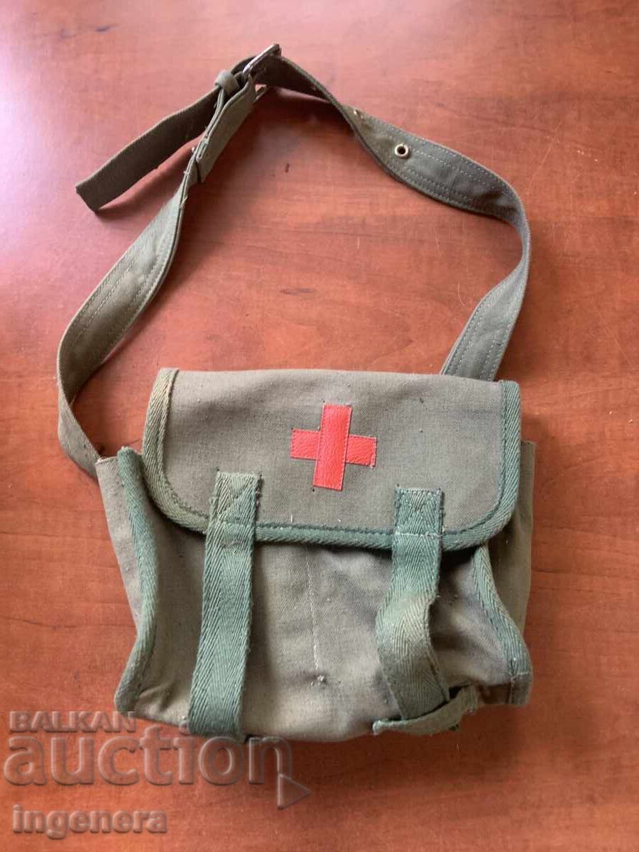 MILITARY MEDICAL BAG CANVAS CROSS BARRACKS