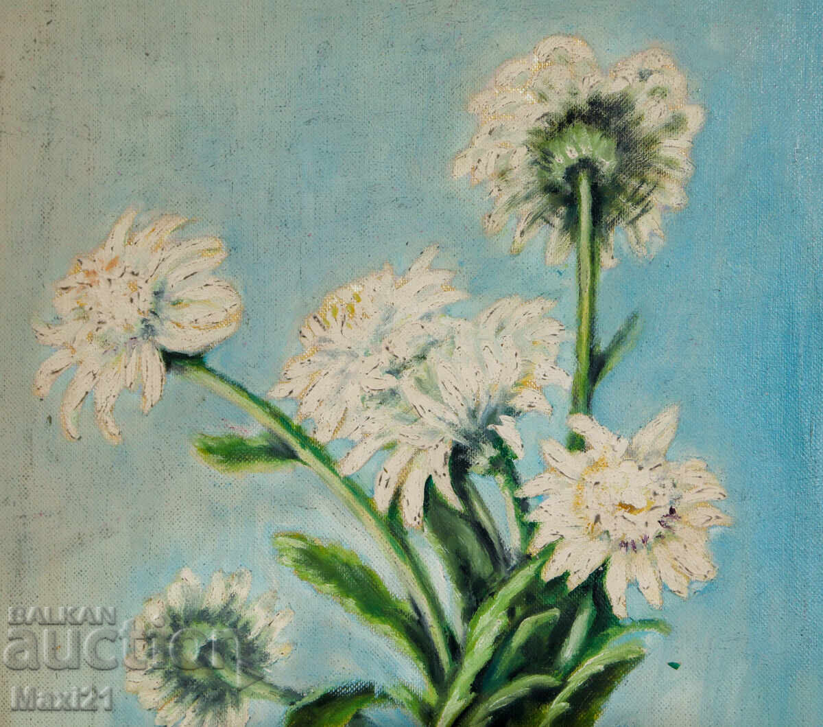 Delivery of Still life of flowers, old painting, oil paints