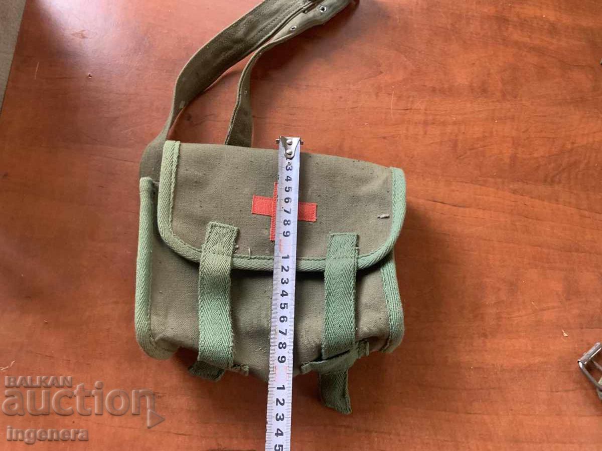 MILITARY MEDICAL BAG CANVAS CROSS BARRACKS with price 28.00 BGN | € 14.32
