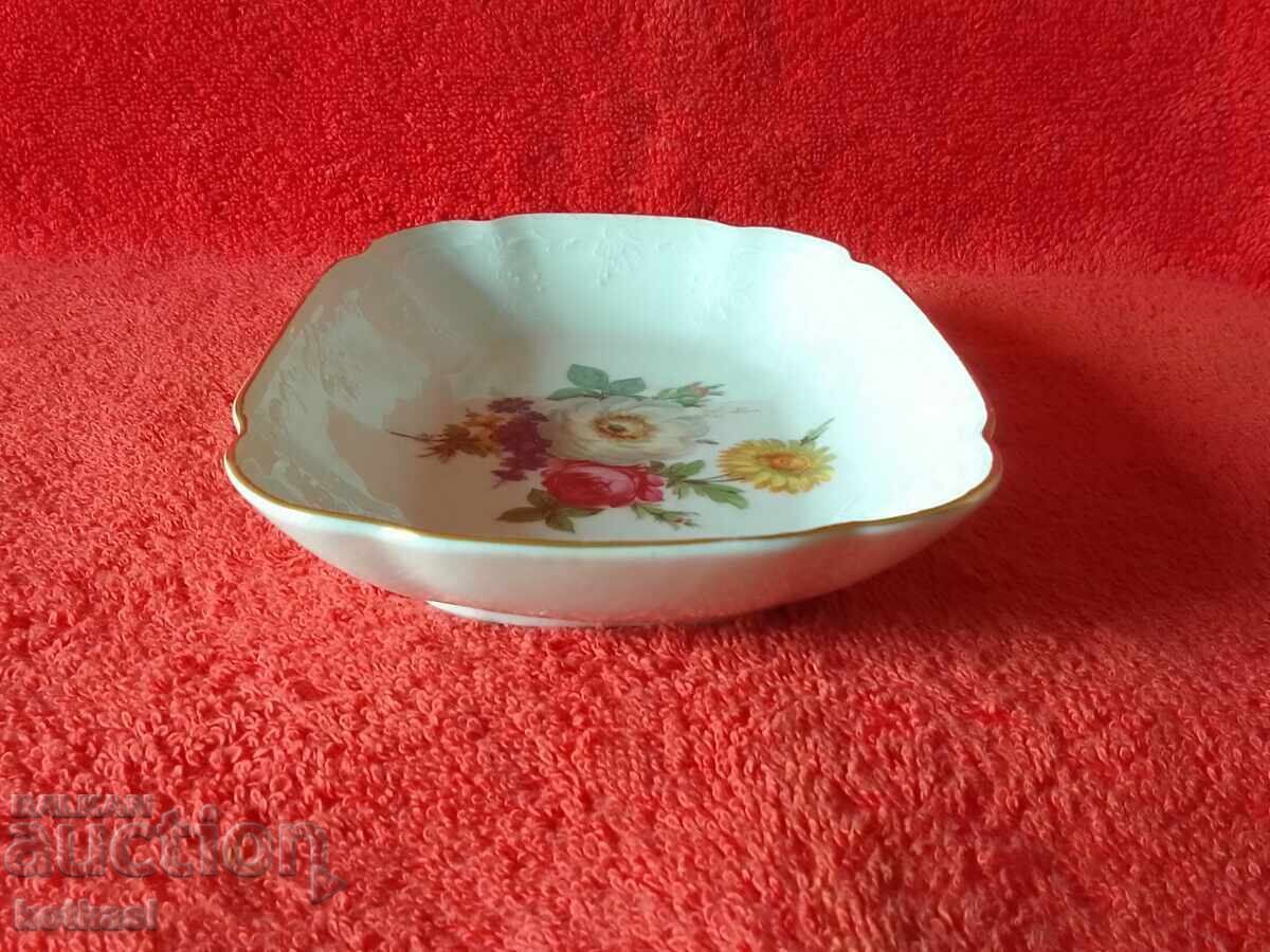 Old porcelain cup KAISER gilded embossed surface Meissen bouquet - 5