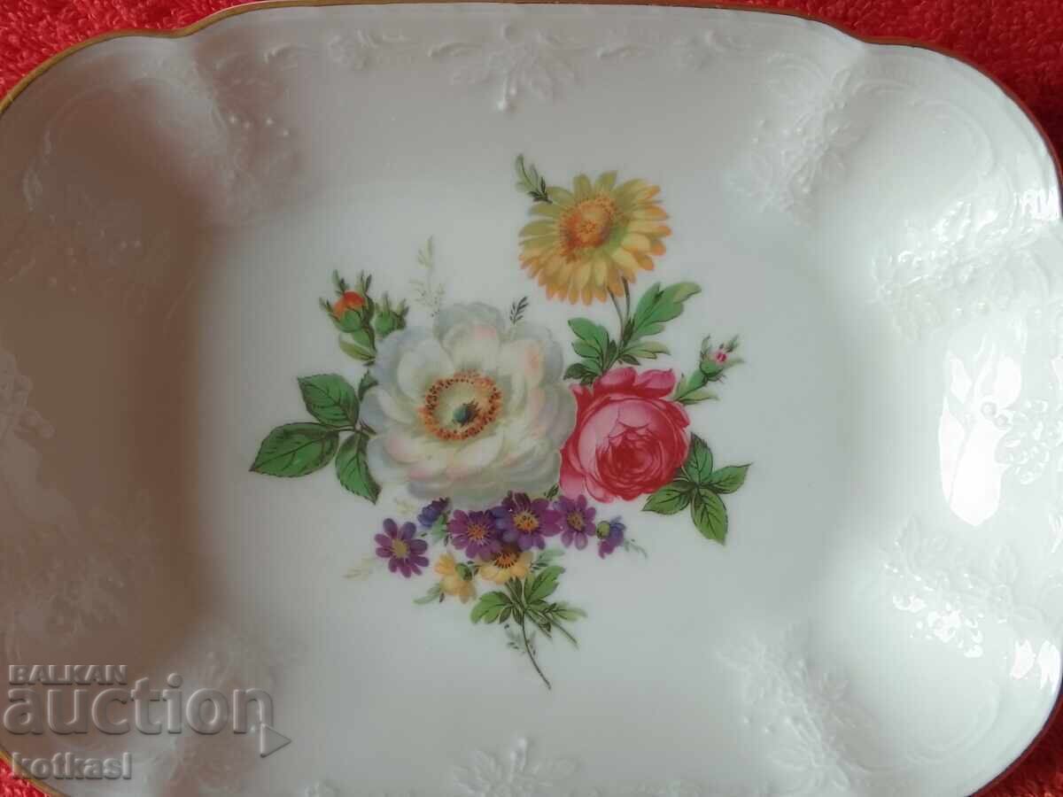 Old porcelain cup KAISER gilded embossed surface Meissen bouquet - 6