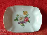 Old porcelain cup KAISER gilded embossed surface Meissen bouquet