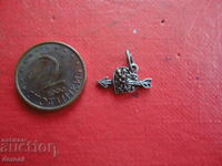 Pandantiv medalion din argint cu marcasite 830