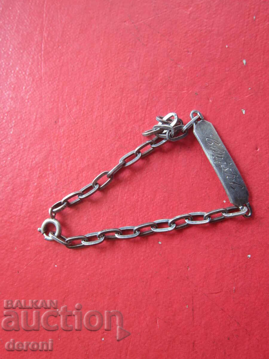 Δημοπρασία Υπέροχο ασημένιο βραχιόλι 800 FBM