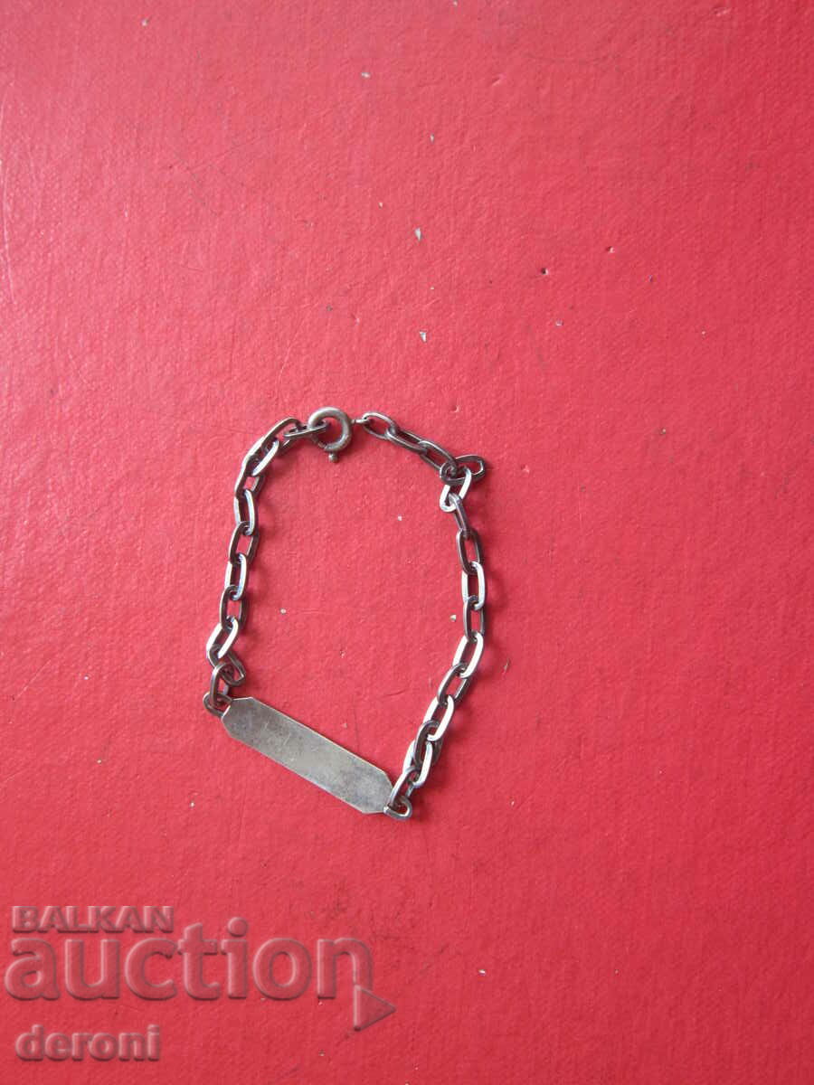 Υπέροχο ασημένιο βραχιόλι 800 FBM - 5