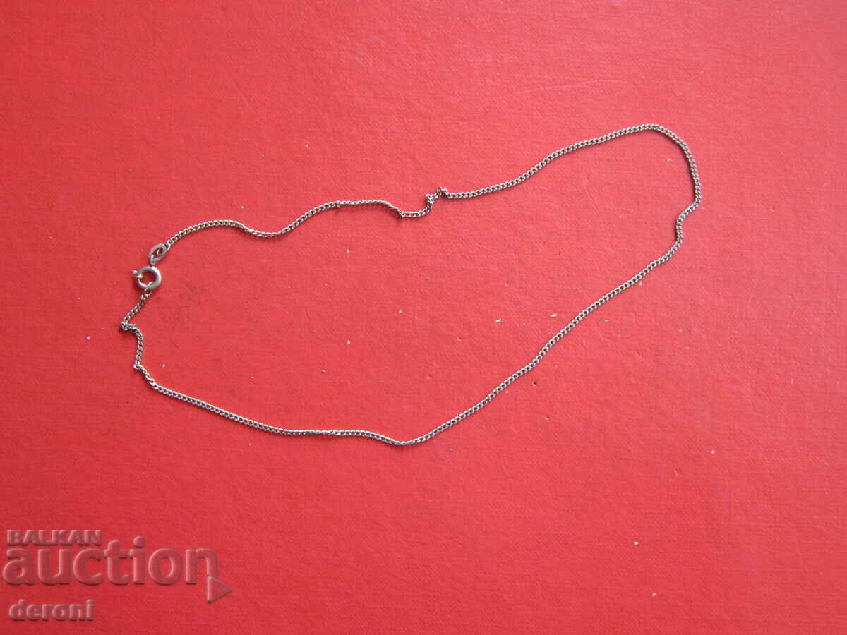 Страхотно   сребърно колие верижка 835 FBM 10 - 5