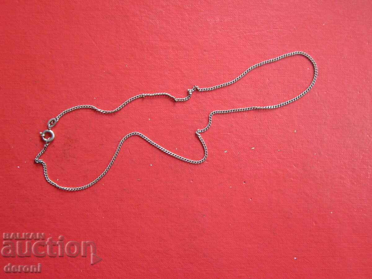 Страхотно   сребърно колие верижка 835 FBM 10 - 6