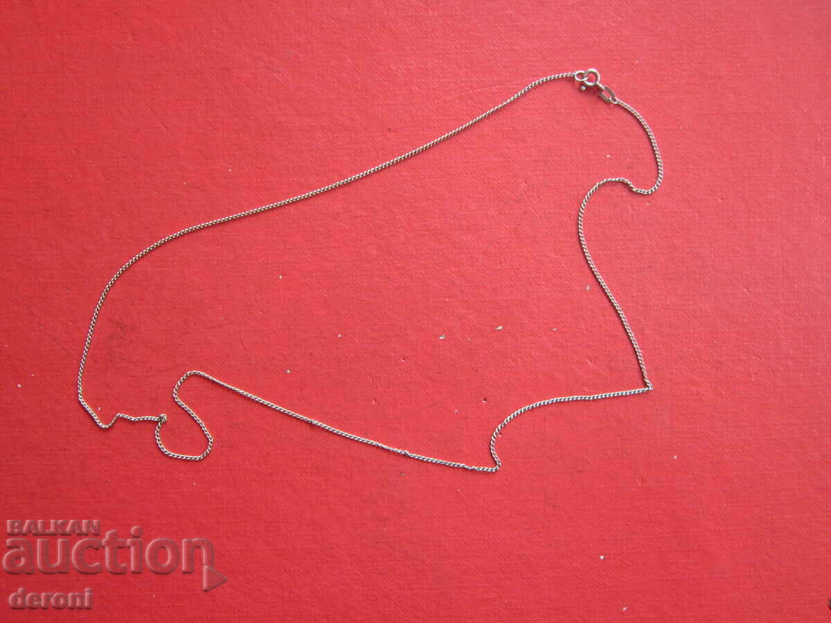Καταπληκτική αλυσίδα ασημένιου κολιέ 835 δείγμα 8 - 5