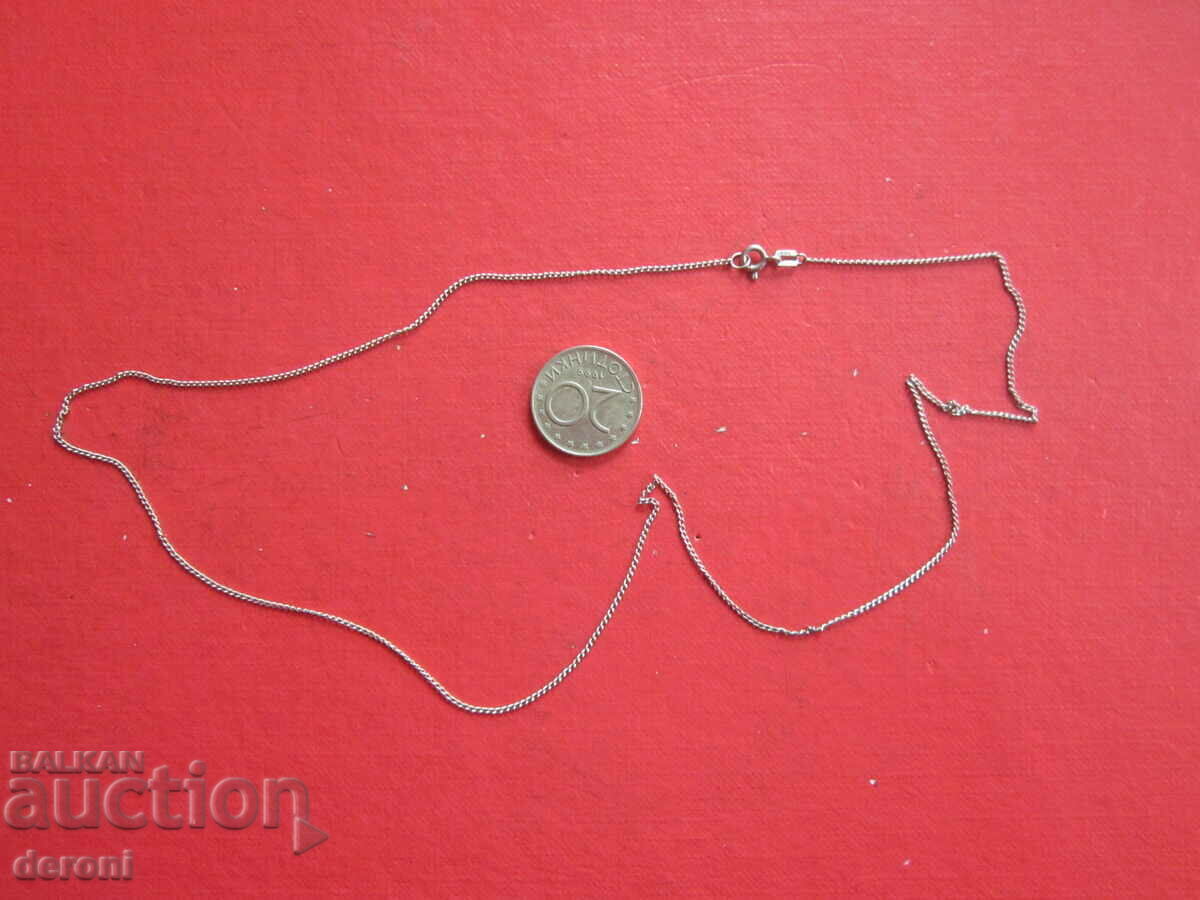Καταπληκτική αλυσίδα ασημένιου κολιέ 835 δείγμα 8