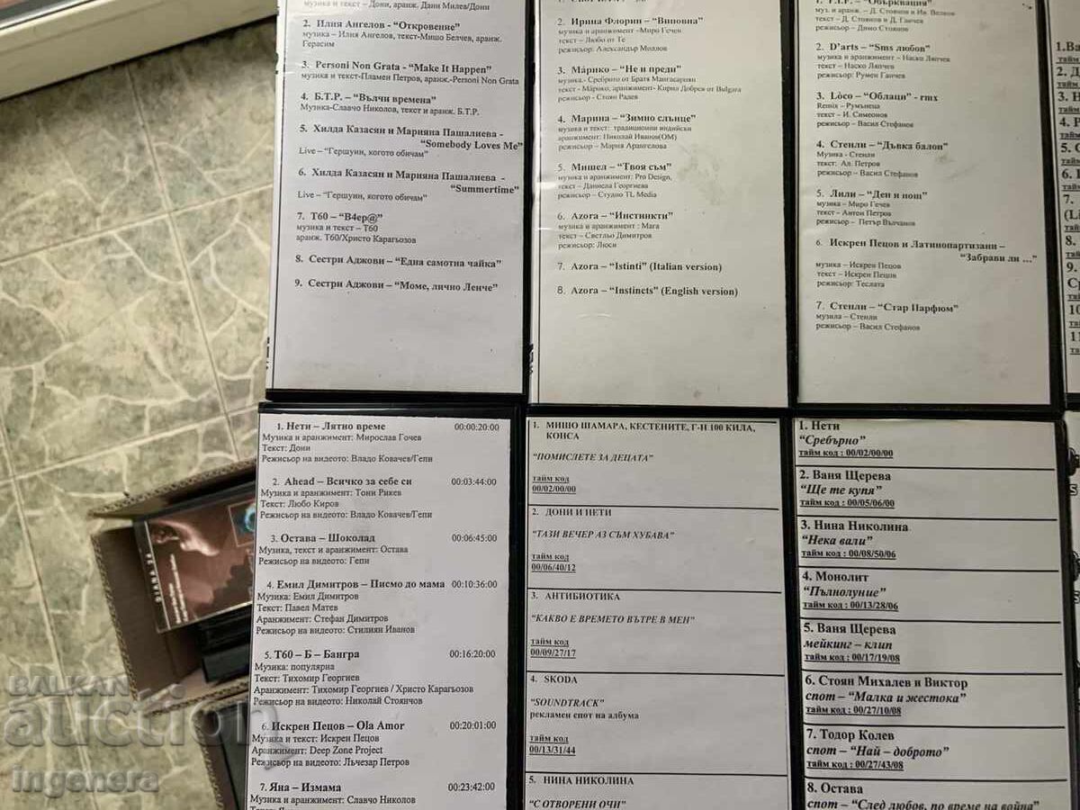 Delivery of Video Cassette Cassette Music