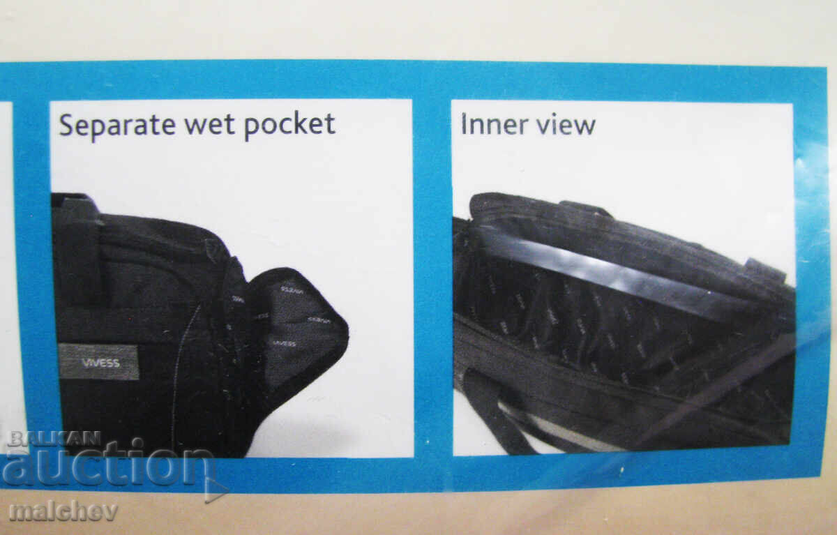 New Vivess road sports bag 57/30/23 cm, excellent - 6