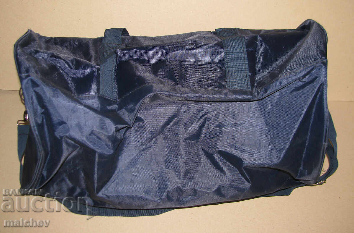 Delivery of Road sports bag textile dark blue 55/29 cm, excellent Delivery of Road sports bag textile dark blue 55/29 cm, excellent