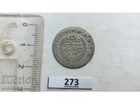 MONEDĂ DE ARGINT OTOMANĂ - CU TUGRĂ