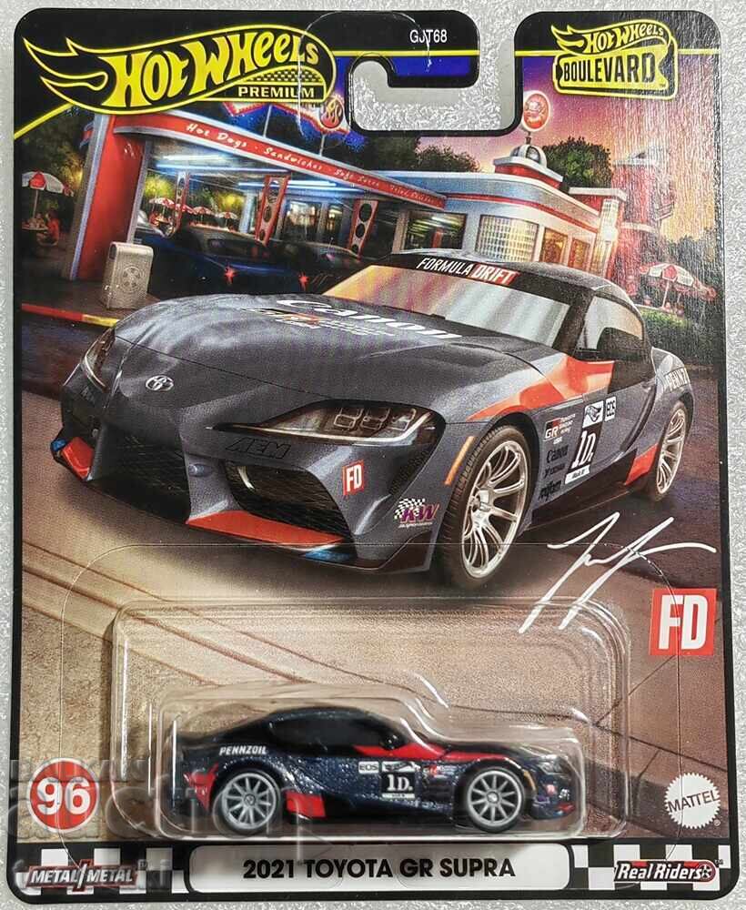 Hot Wheels Premium 2021 Toyota GR Supra Hot Wheels 1:64 Toyota