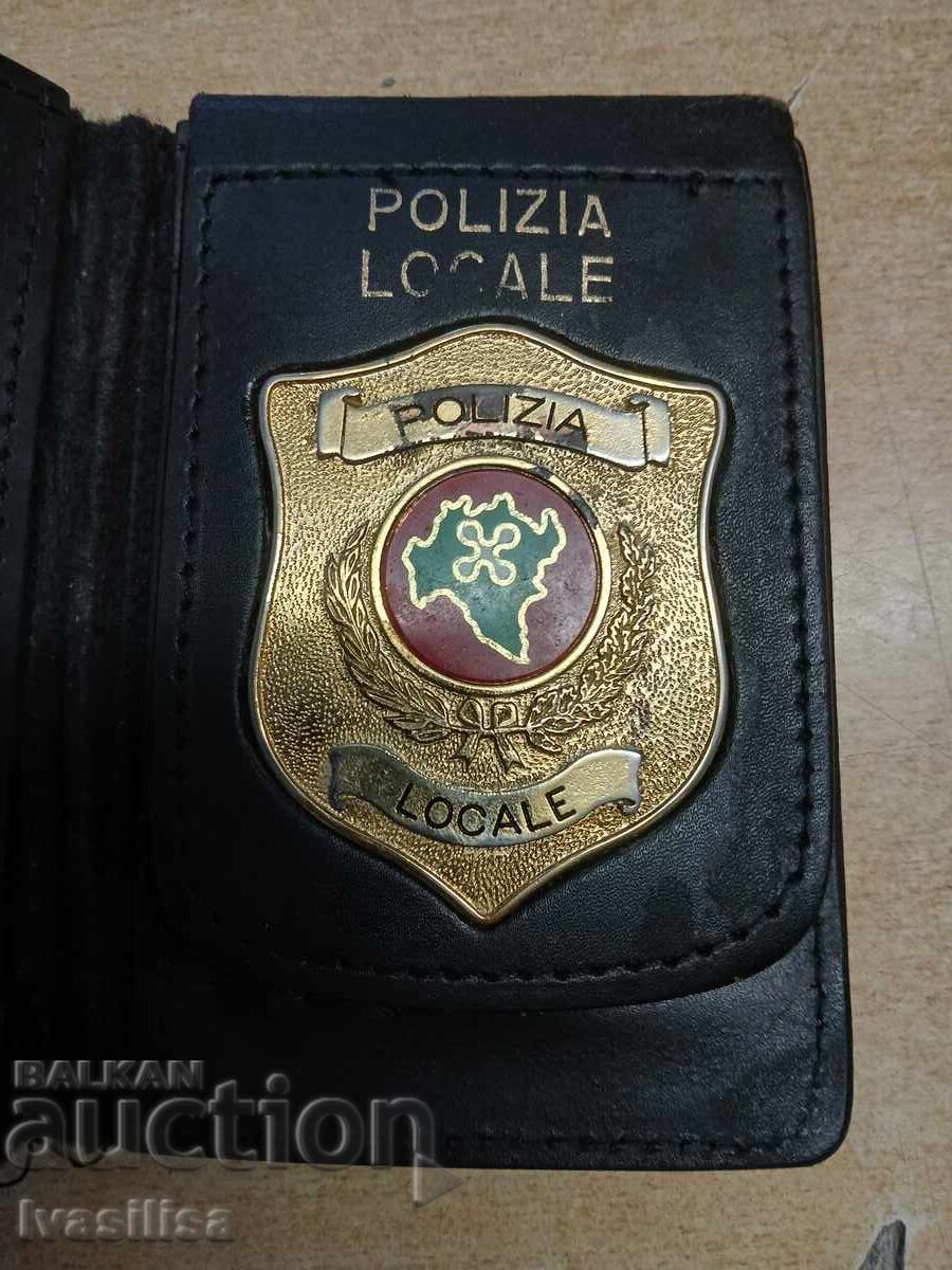 Original Italian Police Badge