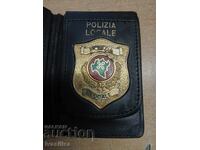 Emblemă originală de poliție italiană