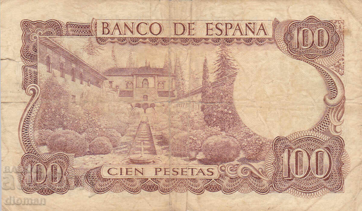 dioman - SPANIA - 100 PESETAS - 1970g dioman - SPANIA - 100 PESETAS - 1970g