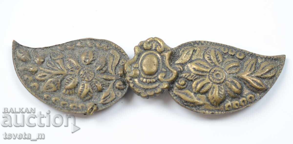 Small / children's bronze clasps / buckles for folk costume
