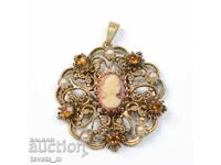 medalion cameo de epocă