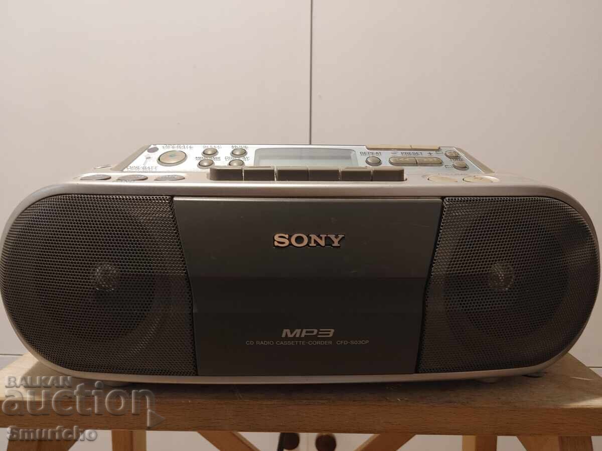 MP3 CD Radio Casete-Corder CFD-S03CP cu preț 70.00 BGN | € 35.79 MP3 CD Radio Casete-Corder CFD-S03CP cu preț 70.00 BGN | € 35.79