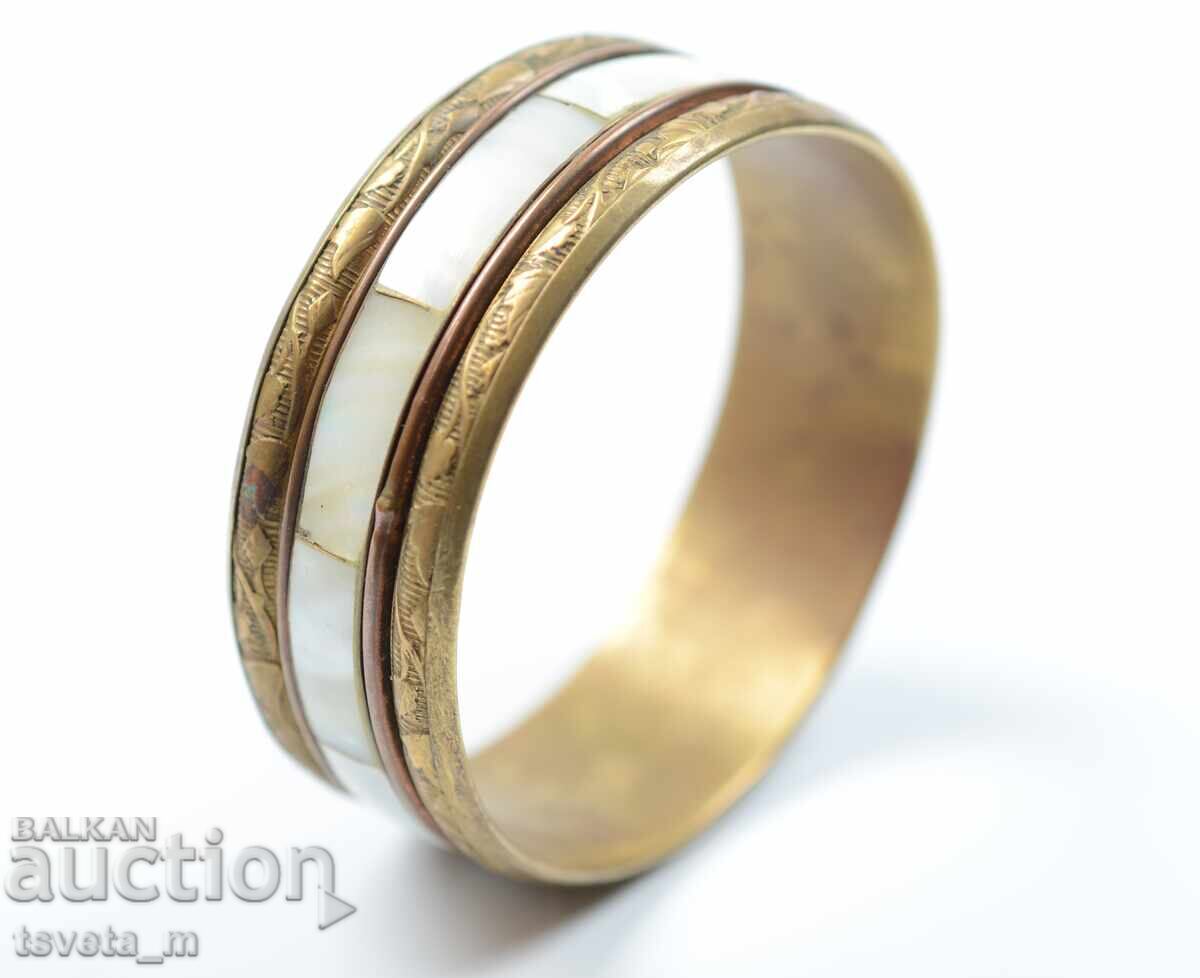 Βραχιόλι από μπρούτζο και φίλντισι - 5 Βραχιόλι από μπρούτζο και φίλντισι - 5