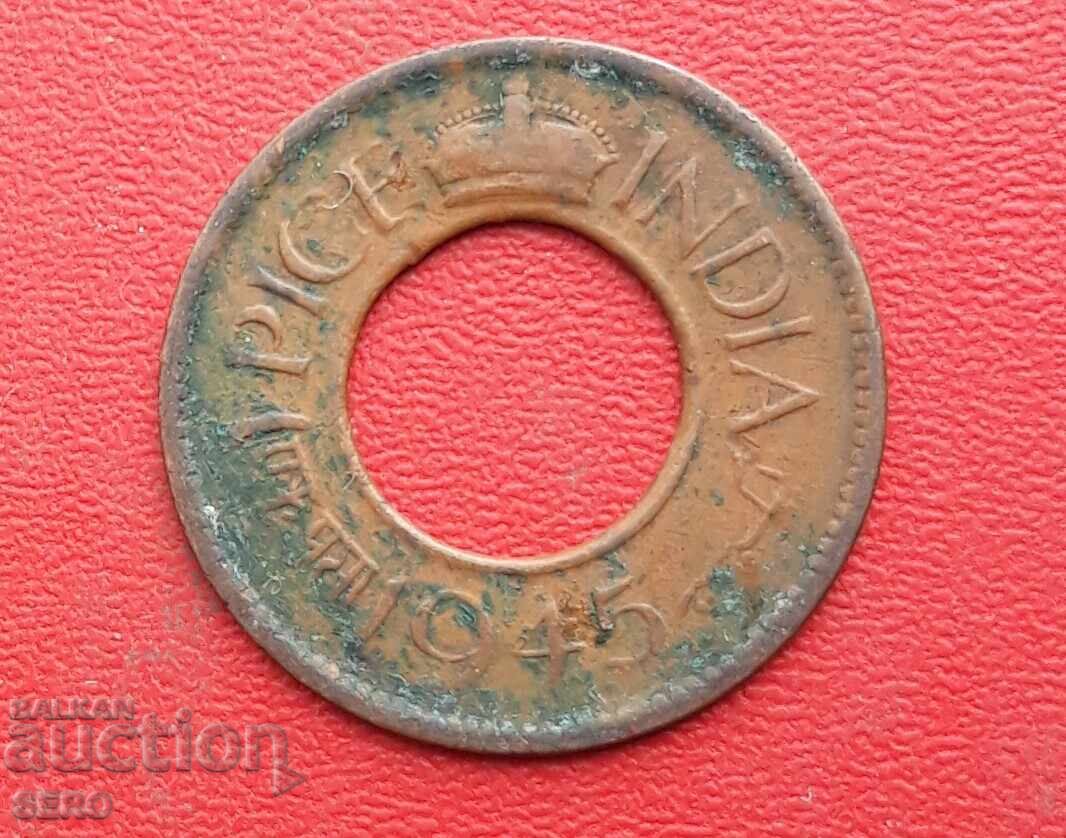 India - 1 Paisa 1945