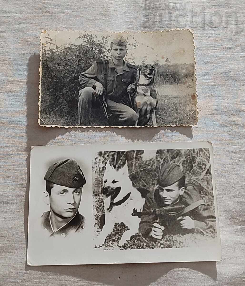 BORDER GUARD DOG NR BULGARIA PHOTOS LOT 2 PIECES BORDER GUARD DOG NR BULGARIA PHOTOS LOT 2 PIECES