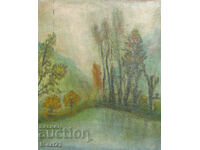 Landscape painting from Teteven, oil paints, signed