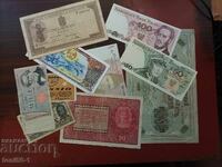 Lot of banknotes