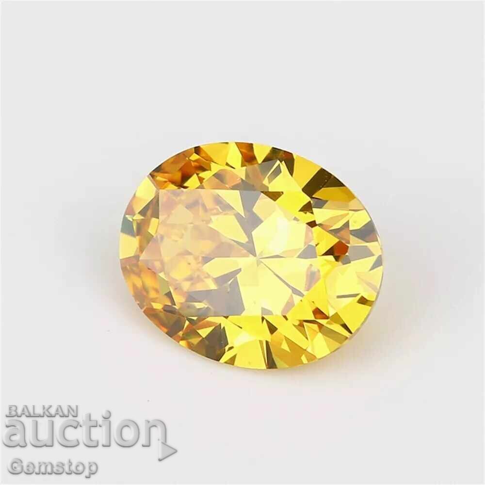 BZC! 3.80 ct. diffusion sapphire oval from 1st! BZC! 3.80 ct. diffusion sapphire oval from 1st!