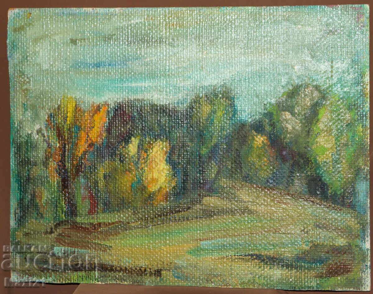 Ορεινό τοπίο ζωγραφική ελαιογραφία με τιμή 350.00 BGN | € 178.95