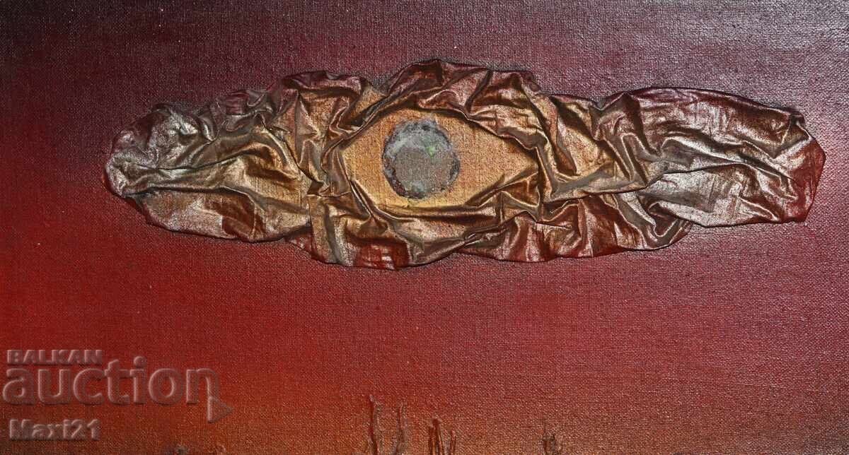 Livrarea Pictură în ulei colaj "Peisaj"