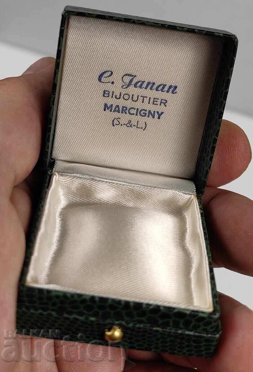 Auction  OLD BOX BOX FOR JEWELRY MARKED EXCELLENT