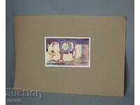 Old Master's drawing watercolor painting landscape