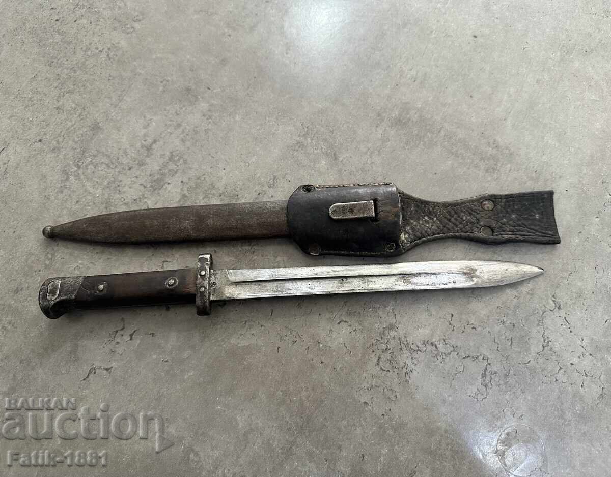 Bulgarian Mannlicher rifle with a lion - 5