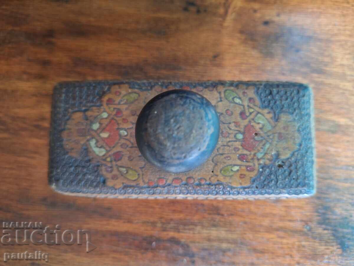 Auction Old pyrography absorbent Auction Old pyrography absorbent