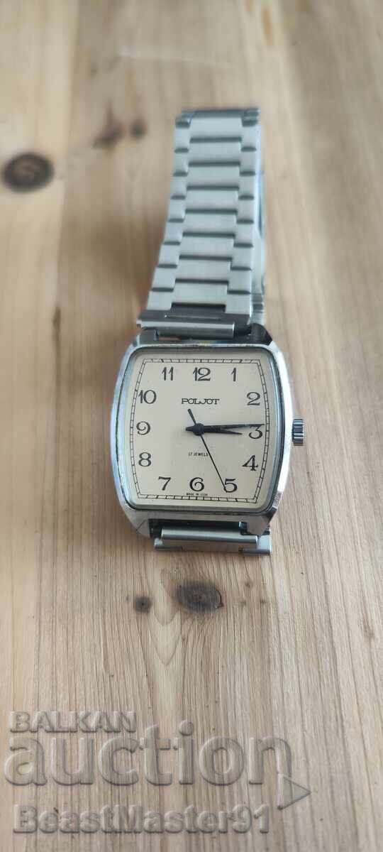 Russian Mechanical Watch Poljot with Original Bracelet