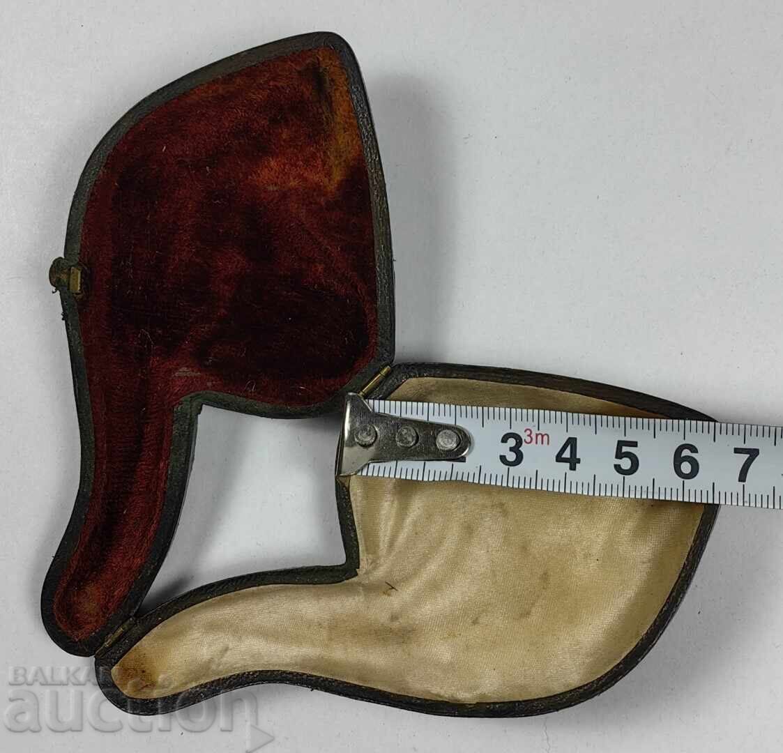 CUTIE FOARTE VECHE, CUTIUȚĂ, TOC PENTRU PIPĂ, MARCATĂ - 6 CUTIE FOARTE VECHE, CUTIUȚĂ, TOC PENTRU PIPĂ, MARCATĂ - 6