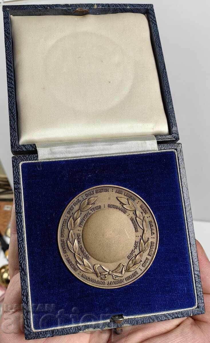 1969 RARE PLAQUE TRANSATLANTIC NEWSPAPER RACE - 6