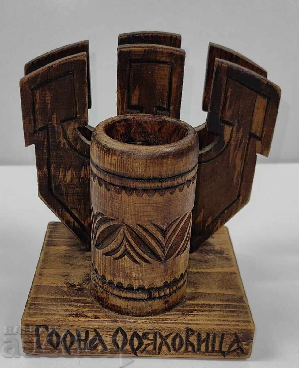 СОЦ ДЪРВЕН САЛФЕТНИК 1300 ГОДИНИ БЪЛГАРИЯ 681 1981 НРБ - 5