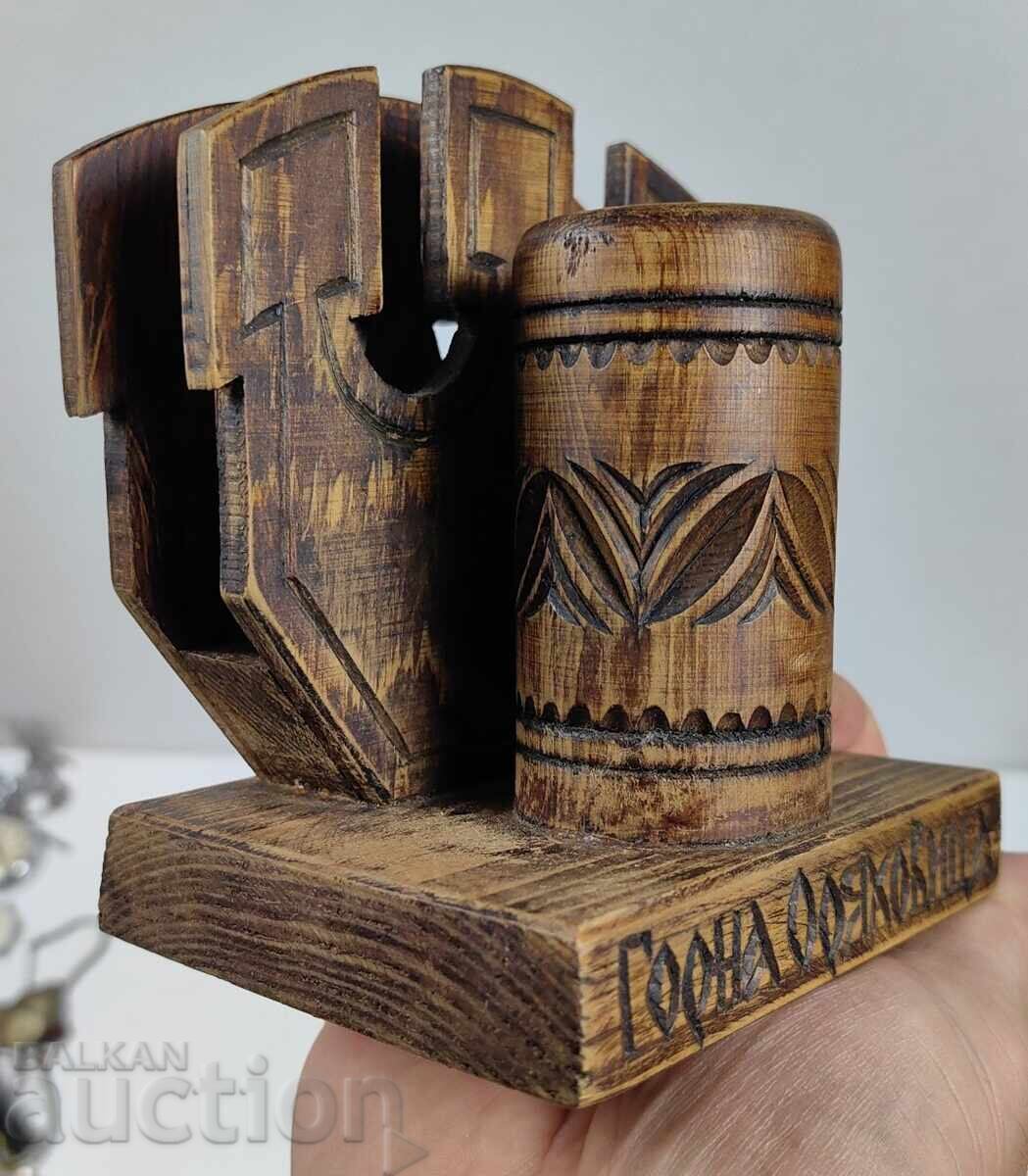 СОЦ ДЪРВЕН САЛФЕТНИК 1300 ГОДИНИ БЪЛГАРИЯ 681 1981 НРБ - 6