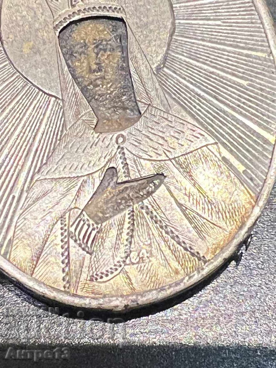 Παράδοση Ρωσική μικρή εικόνα 84 ασήμι 4,5 x 3,5 εκ Παράδοση Ρωσική μικρή εικόνα 84 ασήμι 4,5 x 3,5 εκ