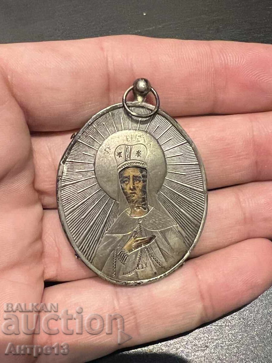 Ρωσική μικρή εικόνα 84 ασήμι 4,5 x 3,5 εκ Ρωσική μικρή εικόνα 84 ασήμι 4,5 x 3,5 εκ